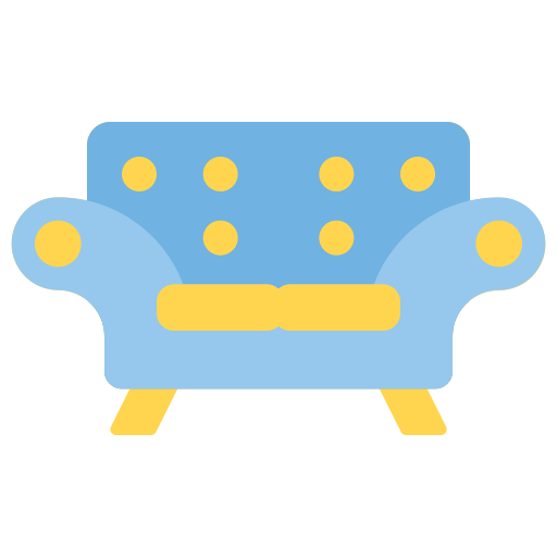 sofá Generic color fill icono