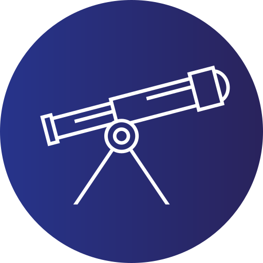 Telescope Generic gradient fill icon