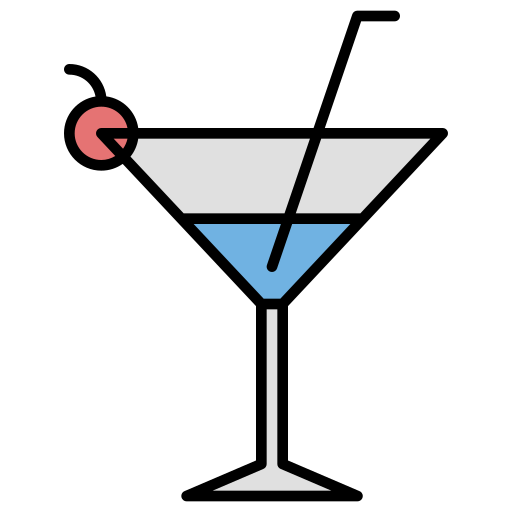 Cocktail drink Generic color lineal-color icon