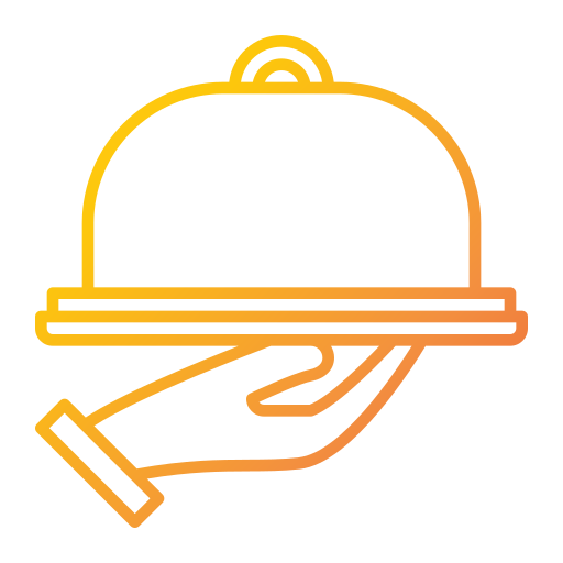 usługi gastronomiczne Generic gradient outline ikona