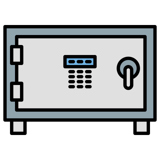 caja de seguridad Generic color lineal-color icono