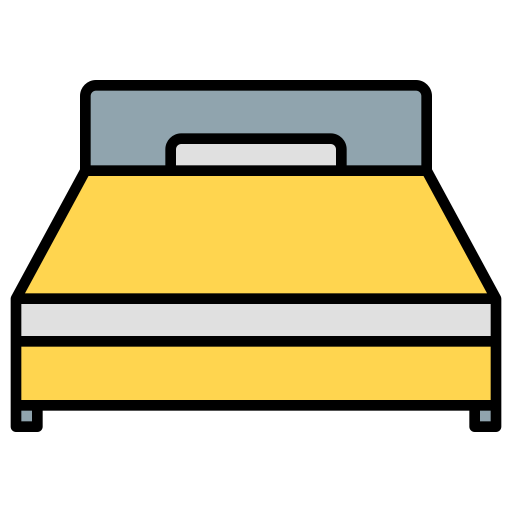 Single bed Generic color lineal-color icon