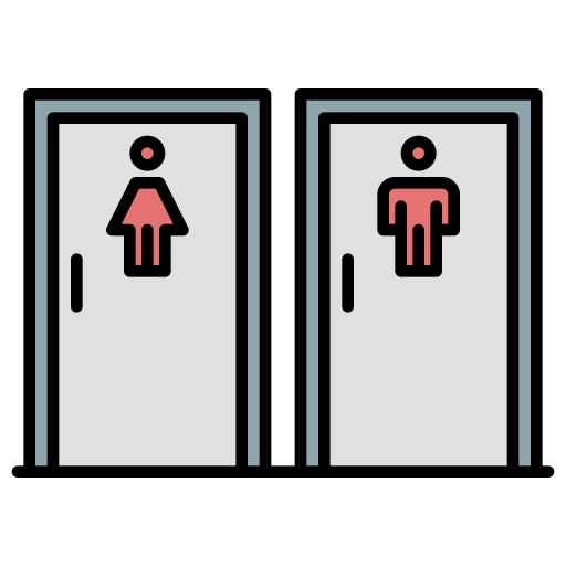 Toilet Generic color lineal-color icon