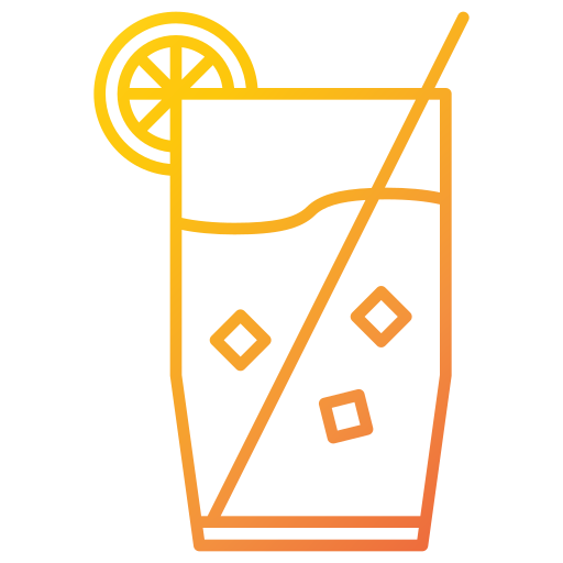 sok pomarańczowy Generic gradient outline ikona