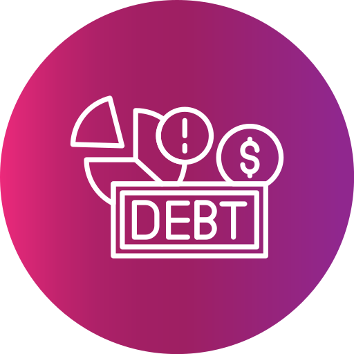 Debt Generic gradient fill icon