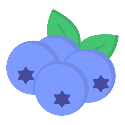 Blueberries Generic color fill icon