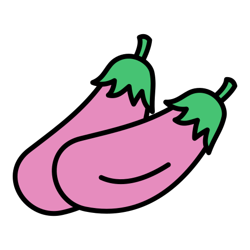 aubergine Generic color lineal-color icon