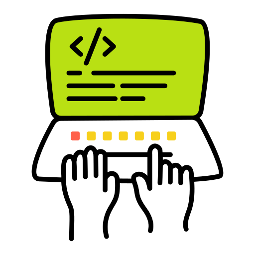 Typing Generic color lineal-color icon