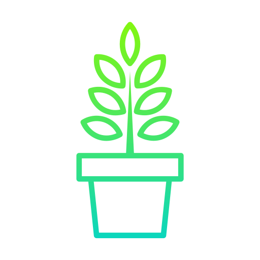 pianta in crescita Generic gradient outline icona