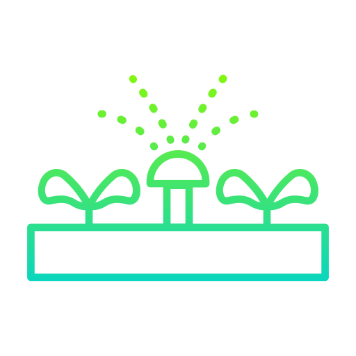 Watering plant Generic gradient outline icon