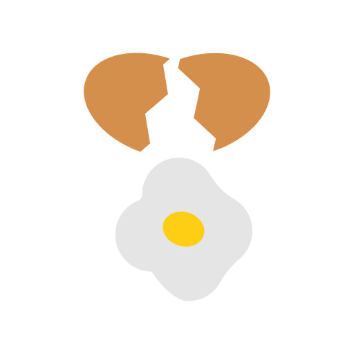 Fried egg Generic color fill icon