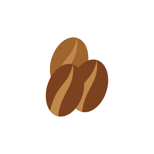 grãos de café Generic color fill Ícone