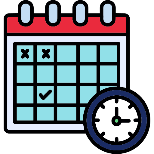 Schedule Generic color lineal-color icon