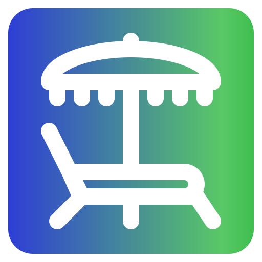 해변 의자 Generic gradient fill icon