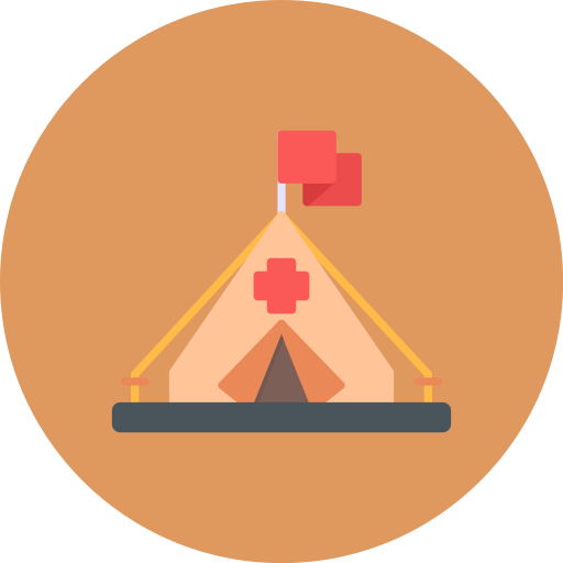 Shelter Generic color fill icon