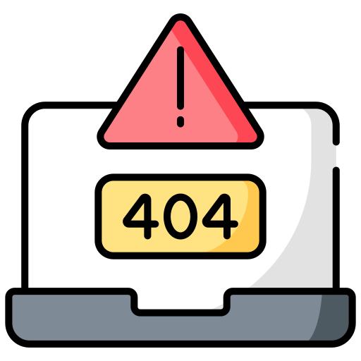 error 404 Generic color lineal-color icono