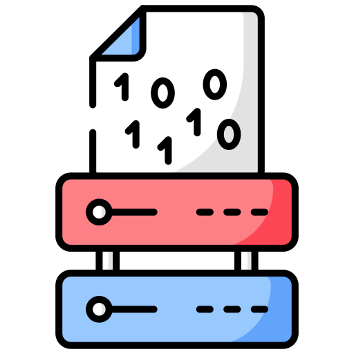 Сервер данных Generic color lineal-color иконка
