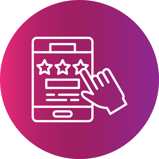 Customer review Generic gradient fill icon
