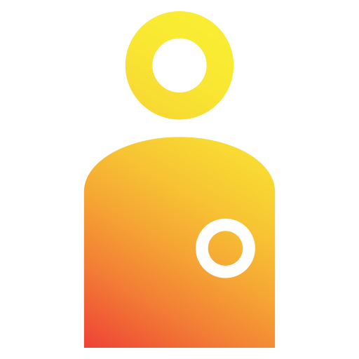 Player Generic gradient fill icon