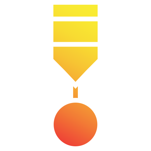 médaille Generic gradient fill Icône