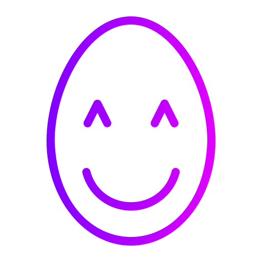 huevo Generic gradient outline icono