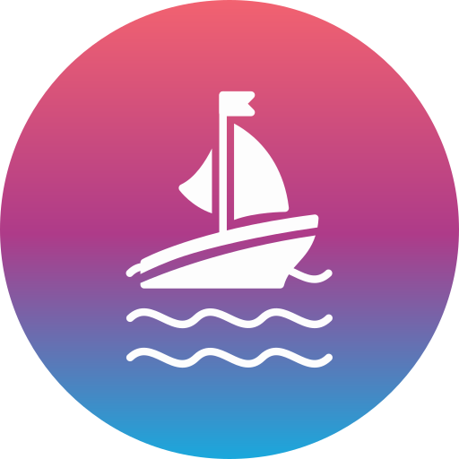 Ferry boat Generic gradient fill icon