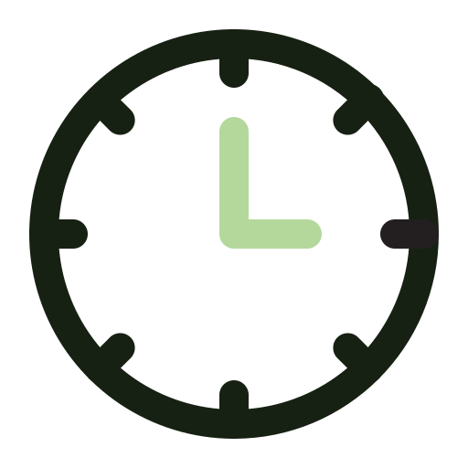 reloj Generic color outline icono
