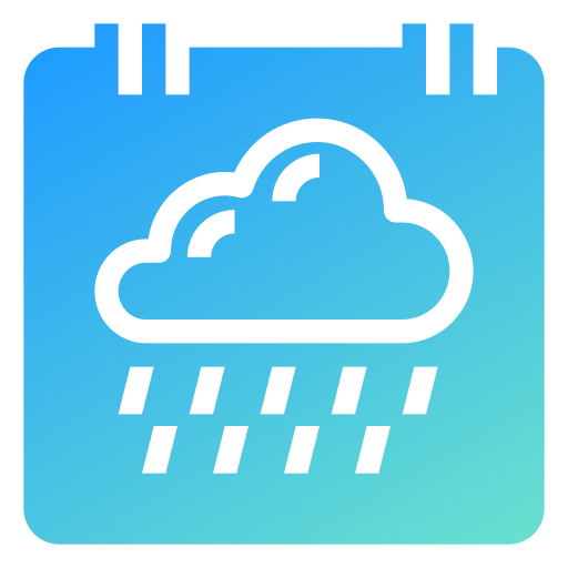 clima lluvioso Generic gradient fill icono