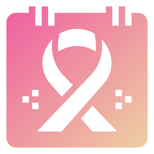 World cancer day Generic gradient fill icon