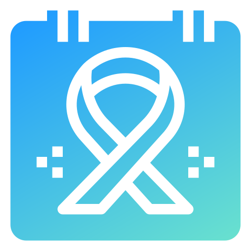 Światowy dzień walki z rakiem Generic gradient fill ikona