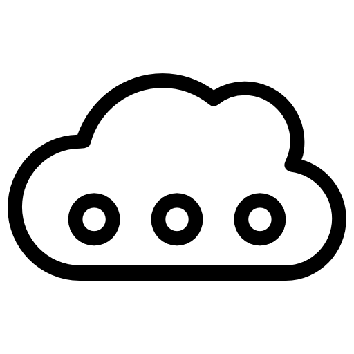 chmura Vector Market Light Rounded ikona