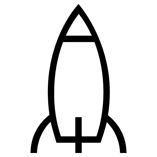 raketenstart Vector Market Light Rounded icon