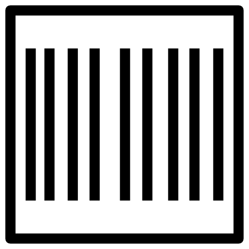 barcode Vector Market Light Rounded icon