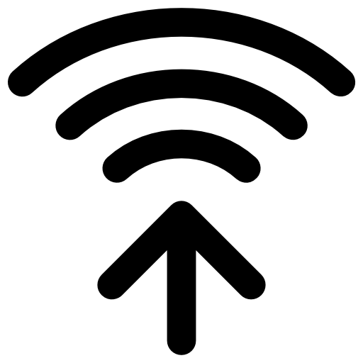 wi-fi Vector Market Bold Rounded ikona
