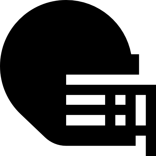 ヘルメット Basic Straight Filled icon