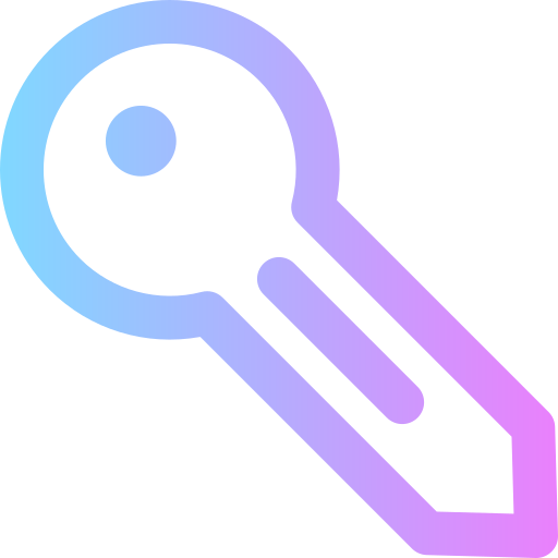 Ключ Super Basic Rounded Gradient иконка