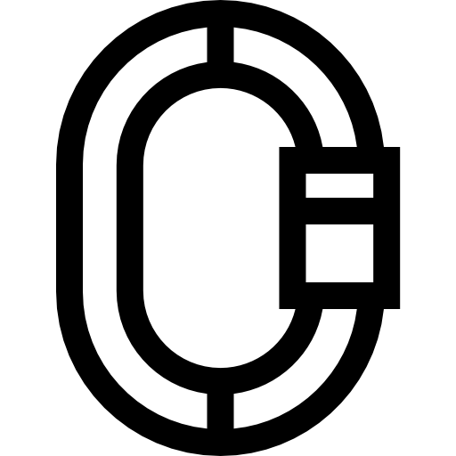 karabińczyk Basic Straight Lineal ikona