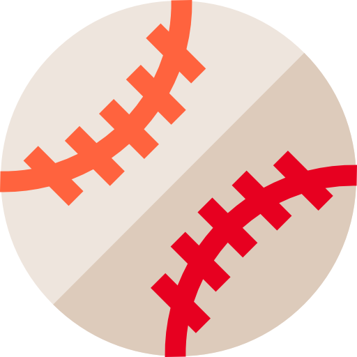 Бейсбол Basic Straight Flat иконка