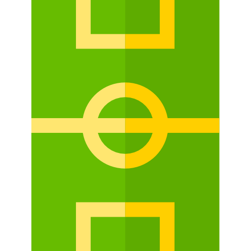 Football field Basic Straight Flat icon