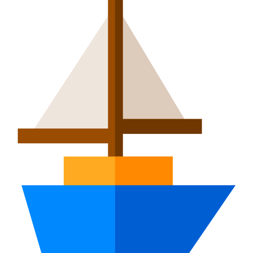 Boat Basic Straight Flat icon