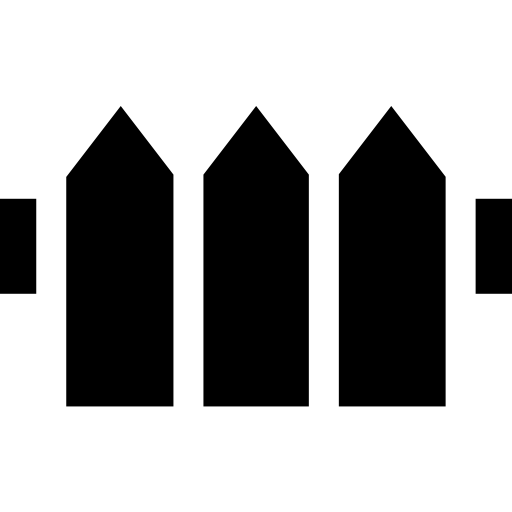 フェンス Basic Straight Filled icon