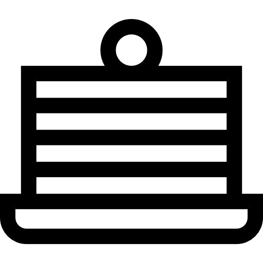 パンケーキ Basic Straight Lineal icon