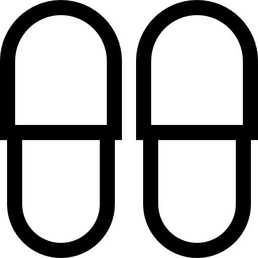 スリッパ Basic Straight Lineal icon