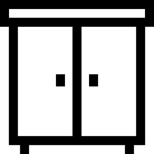 ワードローブ Basic Straight Lineal icon