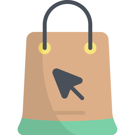 torba sklepowa Kawaii Flat ikona
