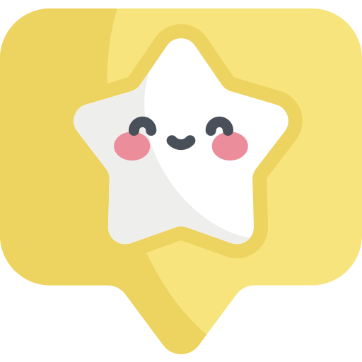 Star Kawaii Flat icon