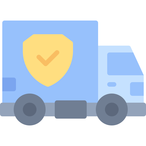 camión de carga Generic color fill icono