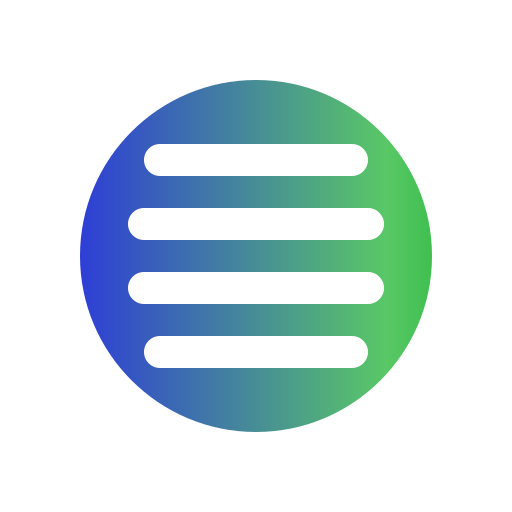Justify Generic gradient fill icon