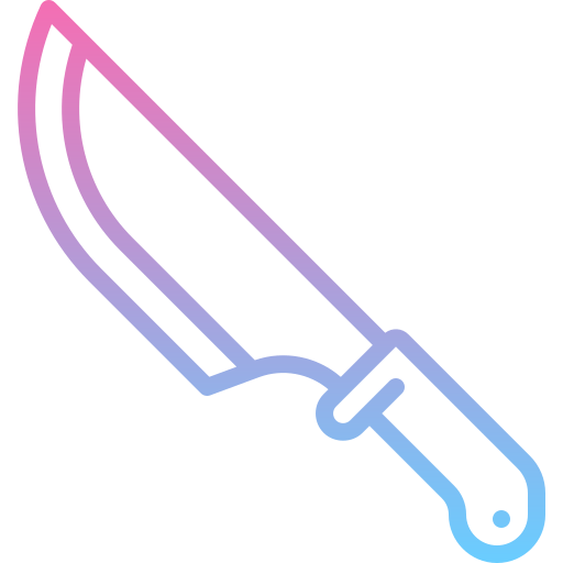coltello Generic gradient outline icona
