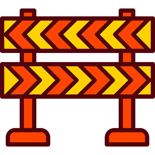Дорожный блок Generic color lineal-color иконка